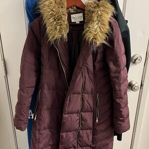 Cole Haan Winter Coat with Faux Fur Hood